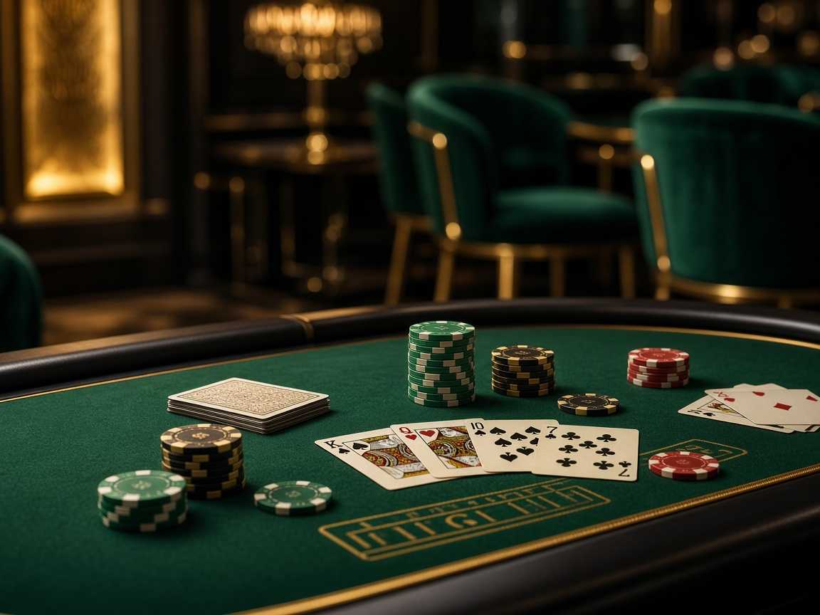 Table de casino élégante à FaverilleMouth